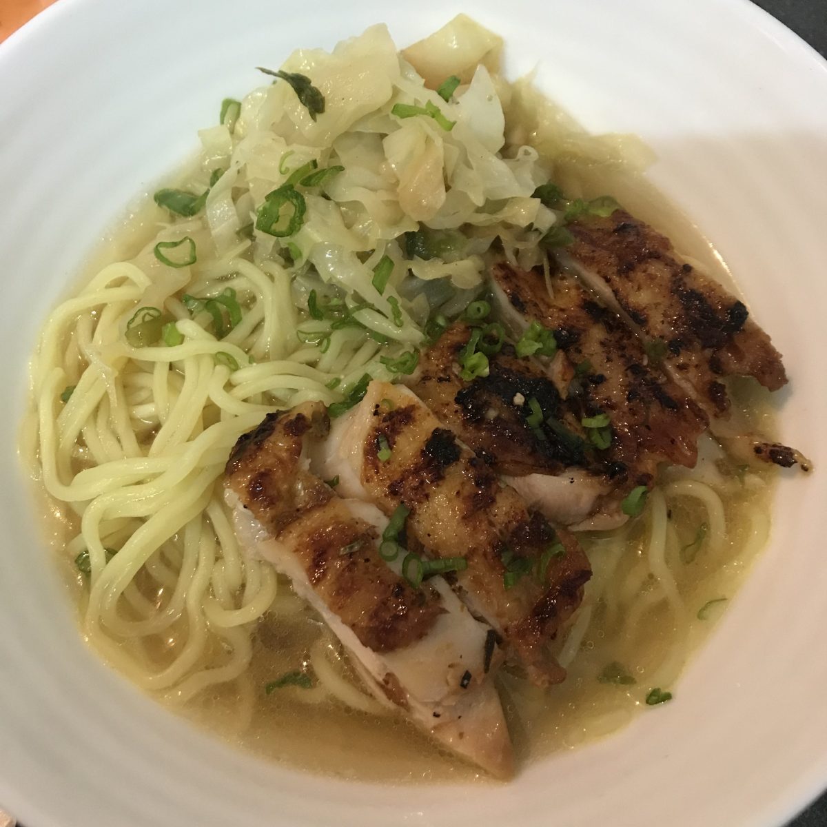 Simple Chicken Ramen with Grilled Teriyaki&nbsp;Chicken